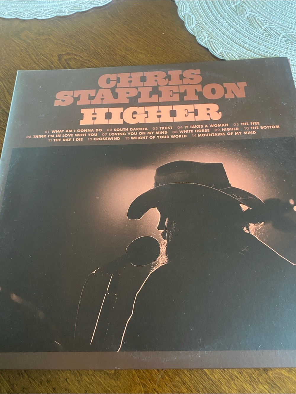 Chris Stapleton "Higher" Vinyl LP - Brown & Black Cover